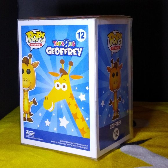 Geoffrey Toys R Us Ad Icon Flocked Funko Pop 12 protector NIB - Picture 2 of 4